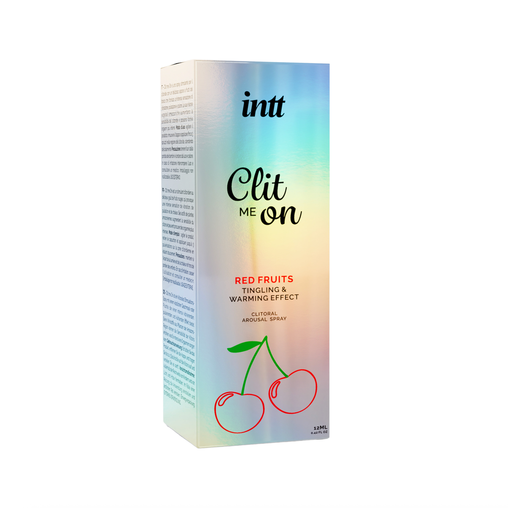 INTT | Clit Me On klitoriksen kiihotussuihke – 12 ml (Piparminttu / Punaiset marjat)