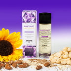 EXSENS | Amethyst & Sweet Almond – Органическое масло для тела и массажа с кусочками аметиста – 100 мл