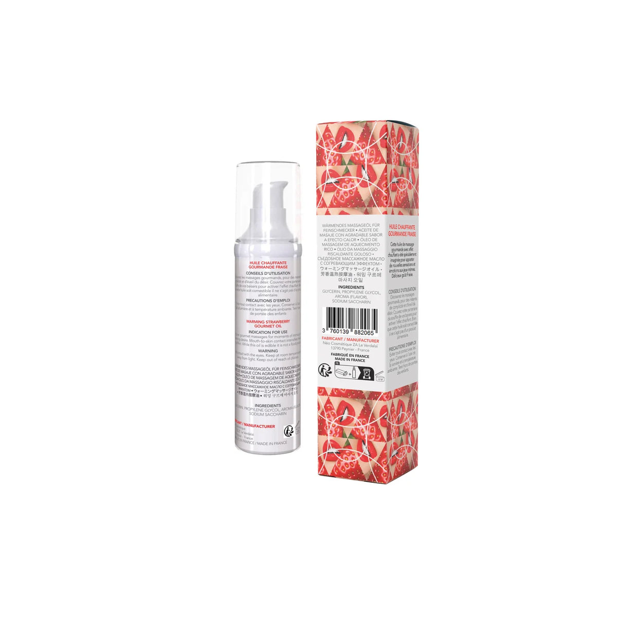 EXSENS | Warming Gourmet Massage Oil – Edible, Kiss-Activated, 6 Flavours – 50 ml