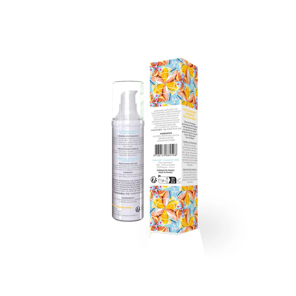 EXSENS | Warming Gourmet Massage Oil – Edible, Kiss-Activated, 6 Flavours – 50 ml