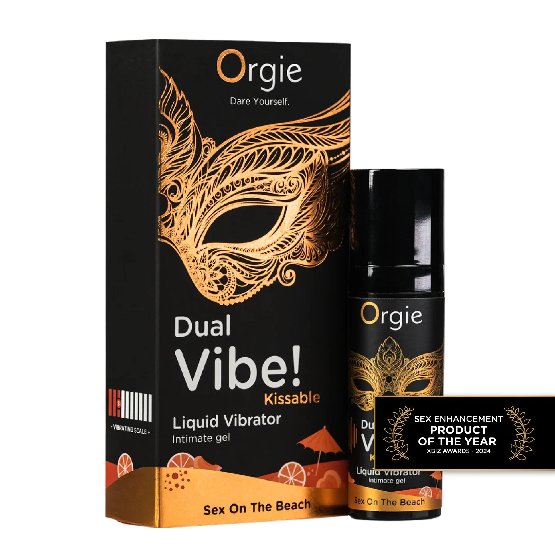 Orgie DUAL VIBE! – Skūpstāmi uz ūdens bāzes intīmie gēli ar vibrējošu efektu, iedvesmoti no kokteiļiem