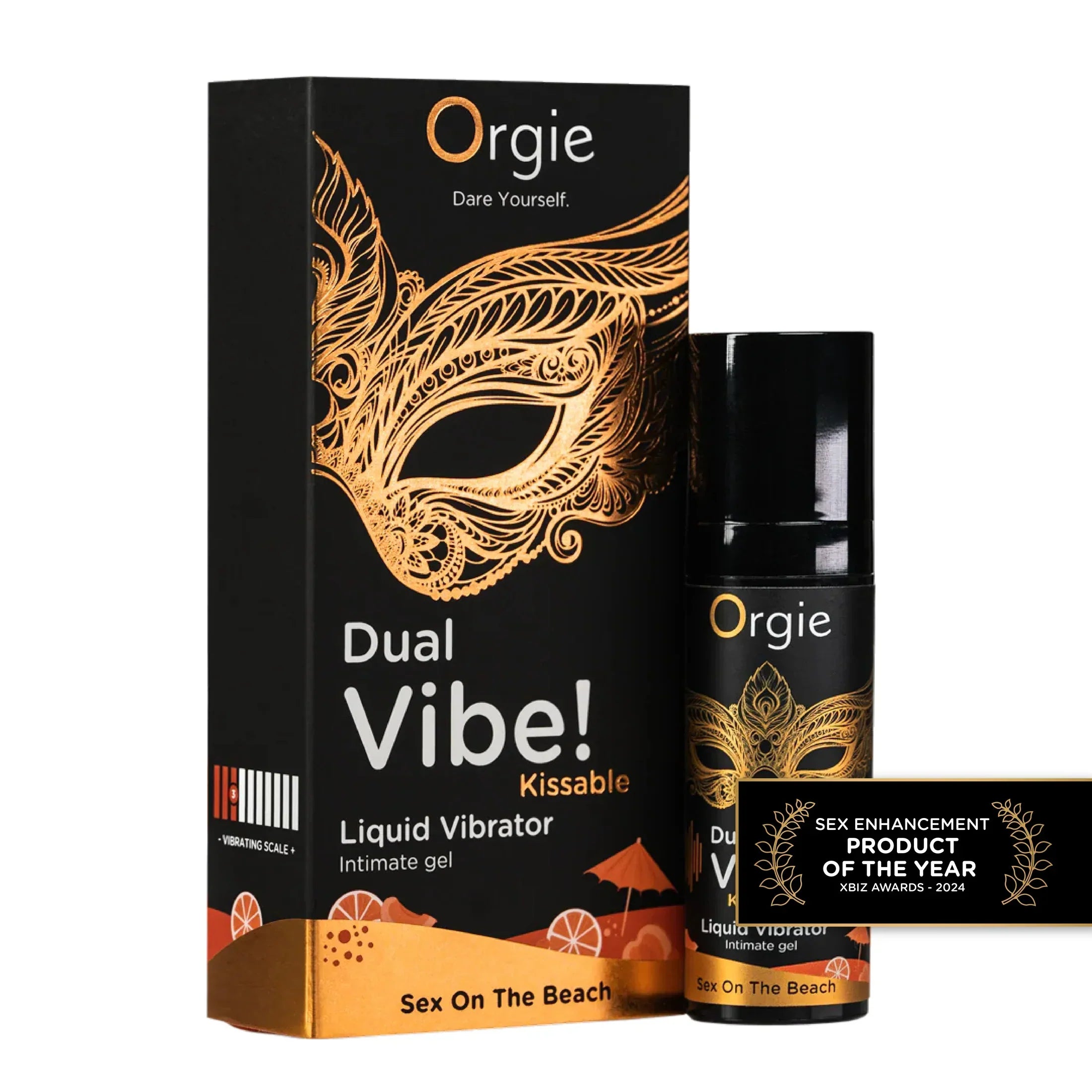 ORGIE | Dual Vibe! Sex On The Beach Kissable Vibrator Gel – Level 3