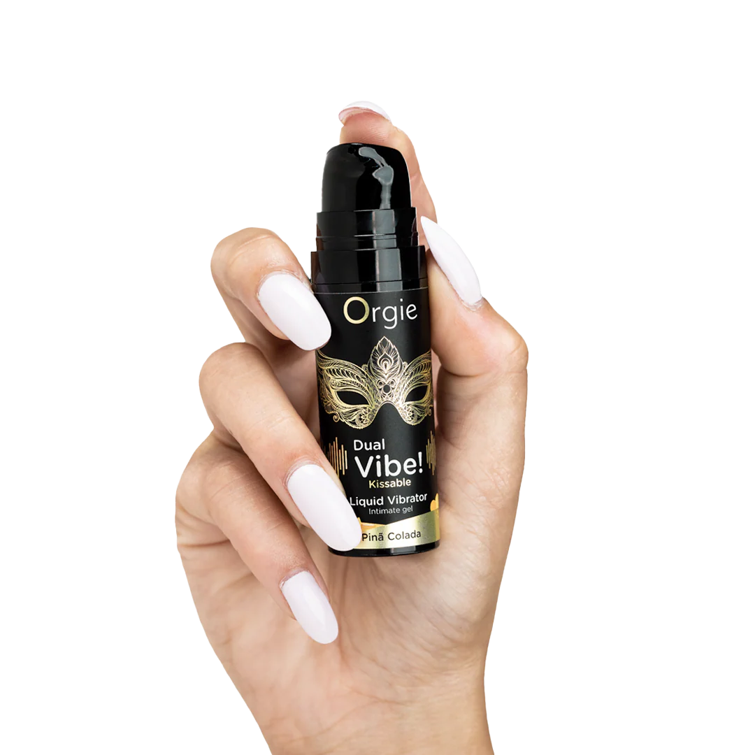 Orgie DUAL VIBE! – Skūpstāmi uz ūdens bāzes intīmie gēli ar vibrējošu efektu, iedvesmoti no kokteiļiem