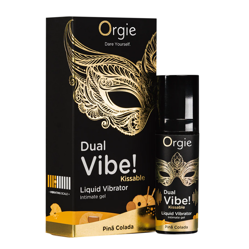 Orgie DUAL VIBE! – Поцелуйные лубриканты на водной основе с вибрирующим эффектом, вдохновлённые коктейлями