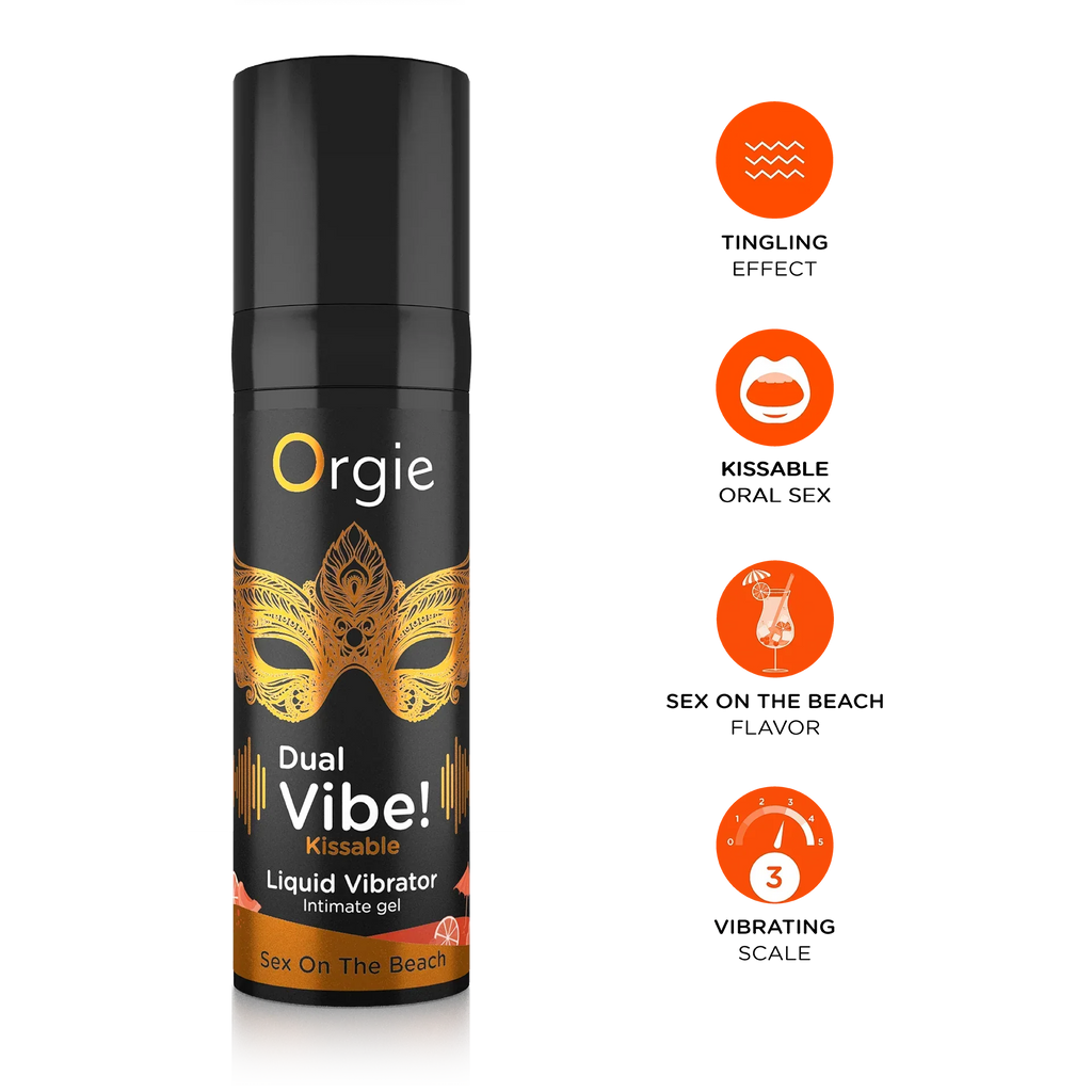 ORGIE | Dual Vibe! Sex On The Beach Kissable Vibrator Gel – Level 3