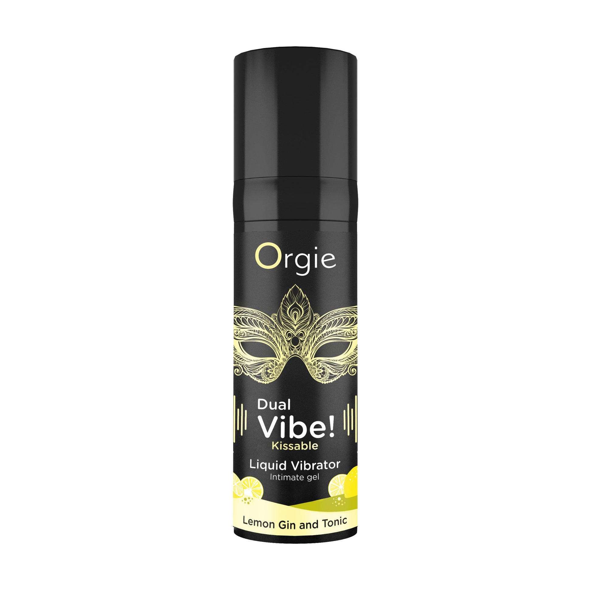 ORGIE | Dual Vibe! Gin & Tonic Lemon Kissable Vibrator Gel – Level 5