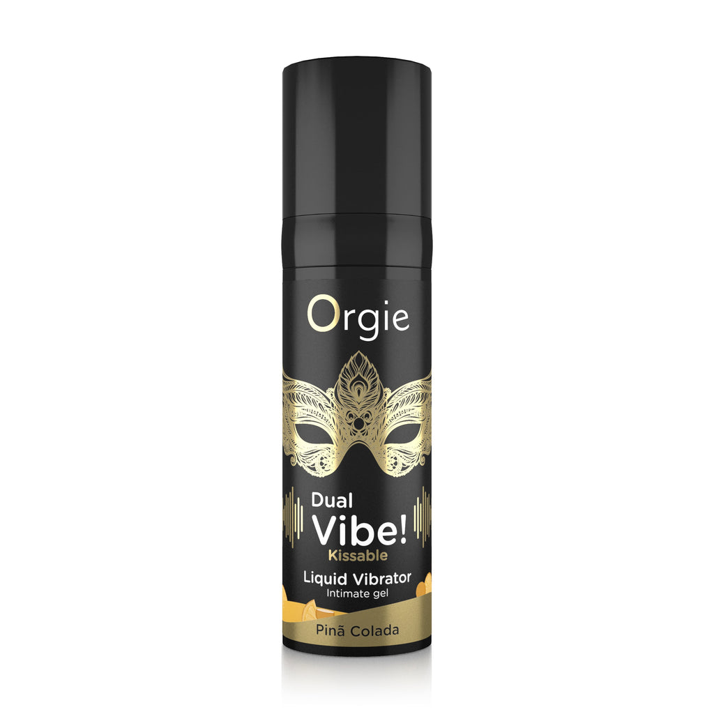 ORGIE | Dual Vibe! Piña Colada Kissable Vibrator Gel – Level 4