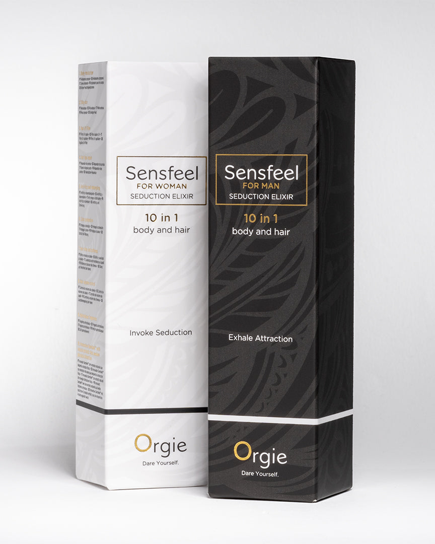 ORGIE | Sensfeel Elixir for Him – 10-in-1 Pheromone Body & Hair Elixir – 100 ml