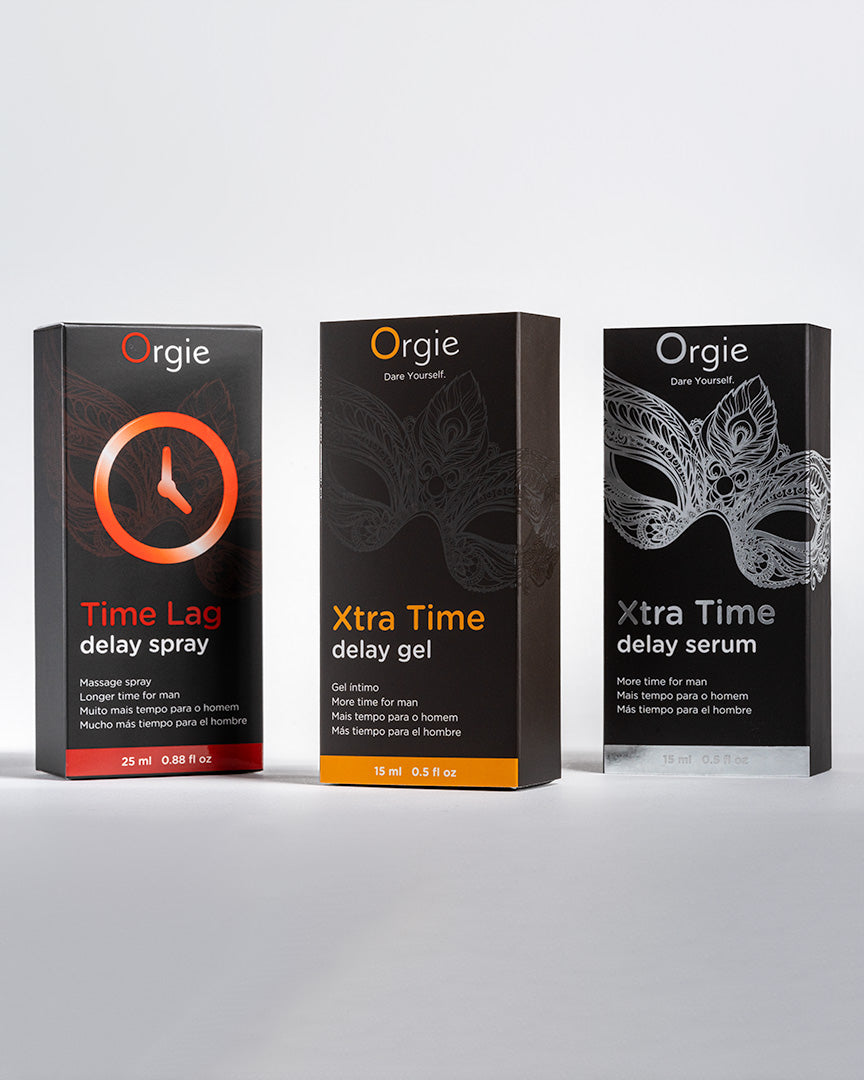 Orgie Xtra Time Delay – nauding ja kontroll sinu kätes
