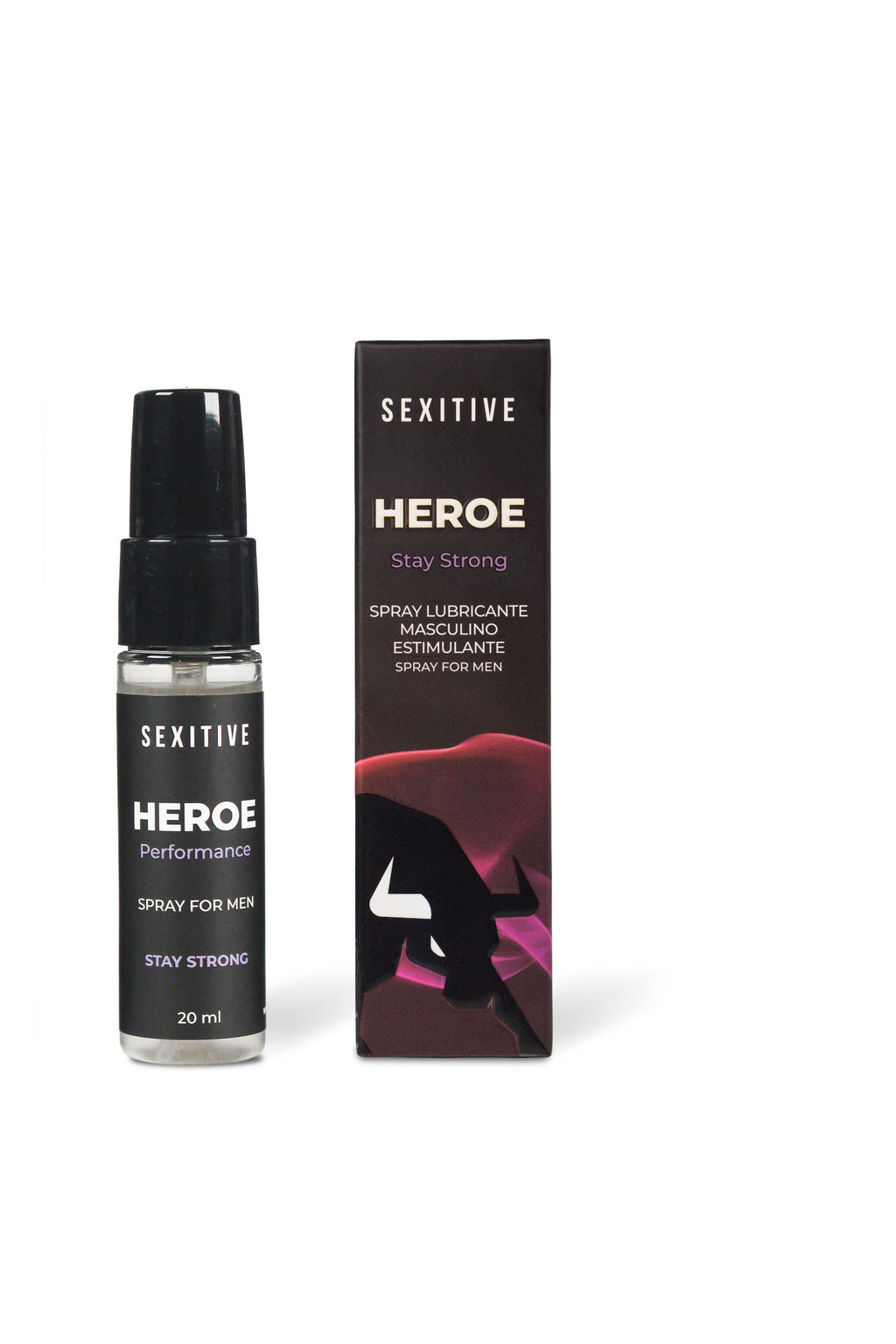 SEXITIVE | HEROE Stay Strong – Stimulating Male Spray – 20 ml