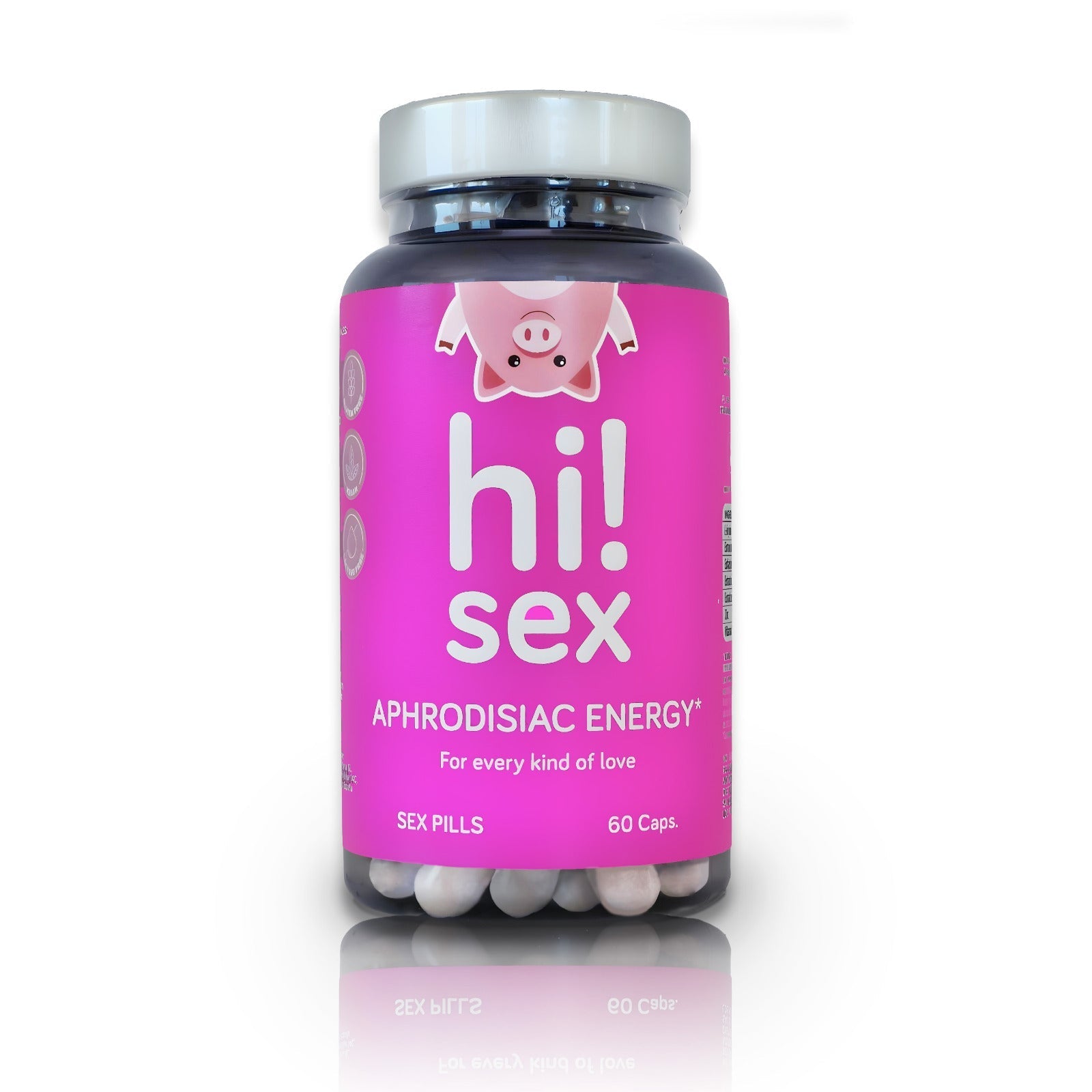 SEXITIVE | Hi!Sex – Natural Aphrodisiac Energy Supplement – 4 or 60 Capsules