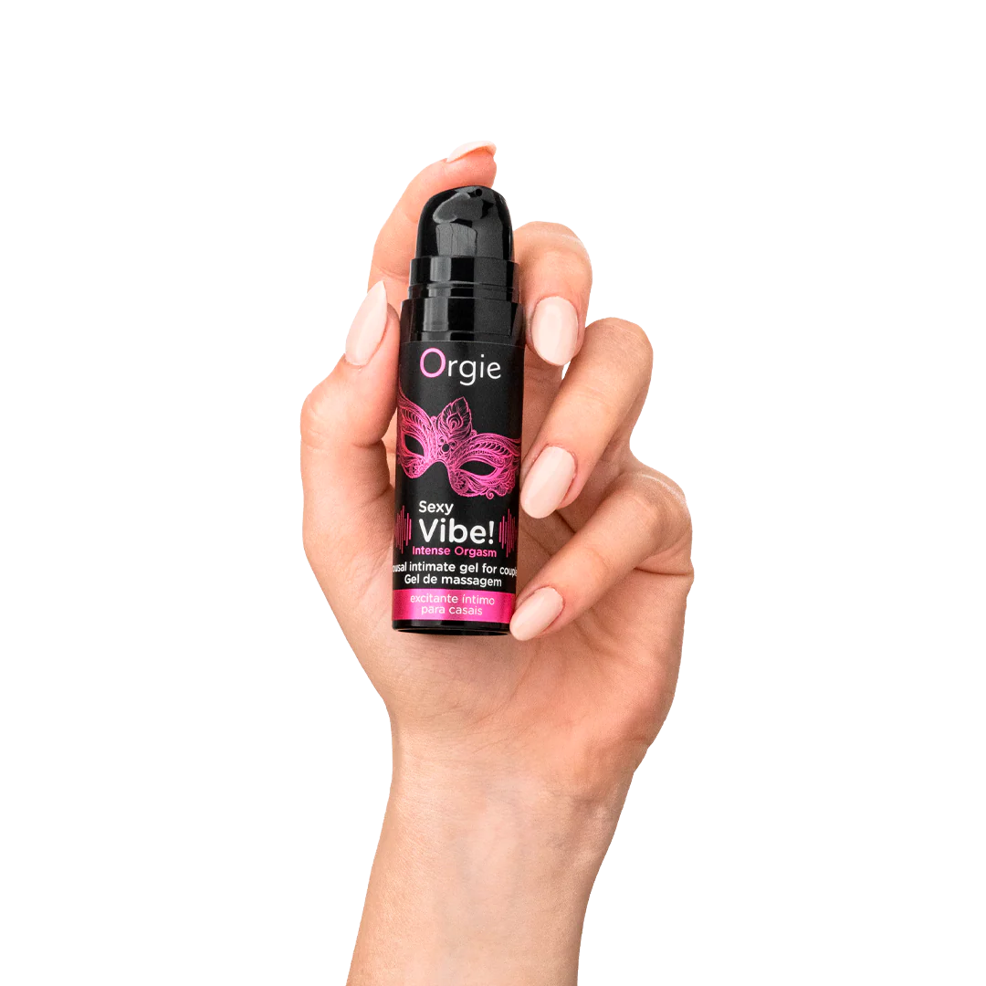 ORGIE | Sexy Vibe! Stimuloiva intiimigeeli – 4 versiota (Classic / Hot Mansikka / Intense Orgasm / High Voltage)