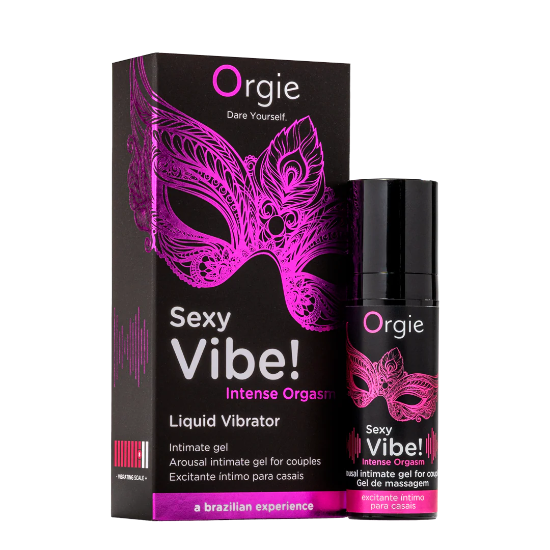 ORGIE | Sexy Vibe! Stimuloiva intiimigeeli – 4 versiota (Classic / Hot Mansikka / Intense Orgasm / High Voltage)