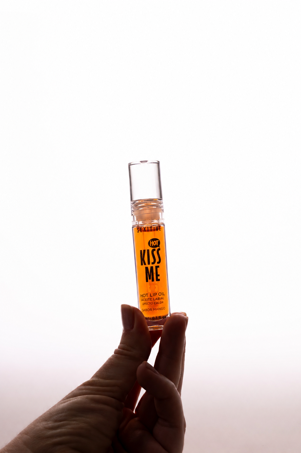 SEXITIVE | KISS ME – Sildoša lūpu eļļa ar karstuma efektu – Mango garša – 3 ml