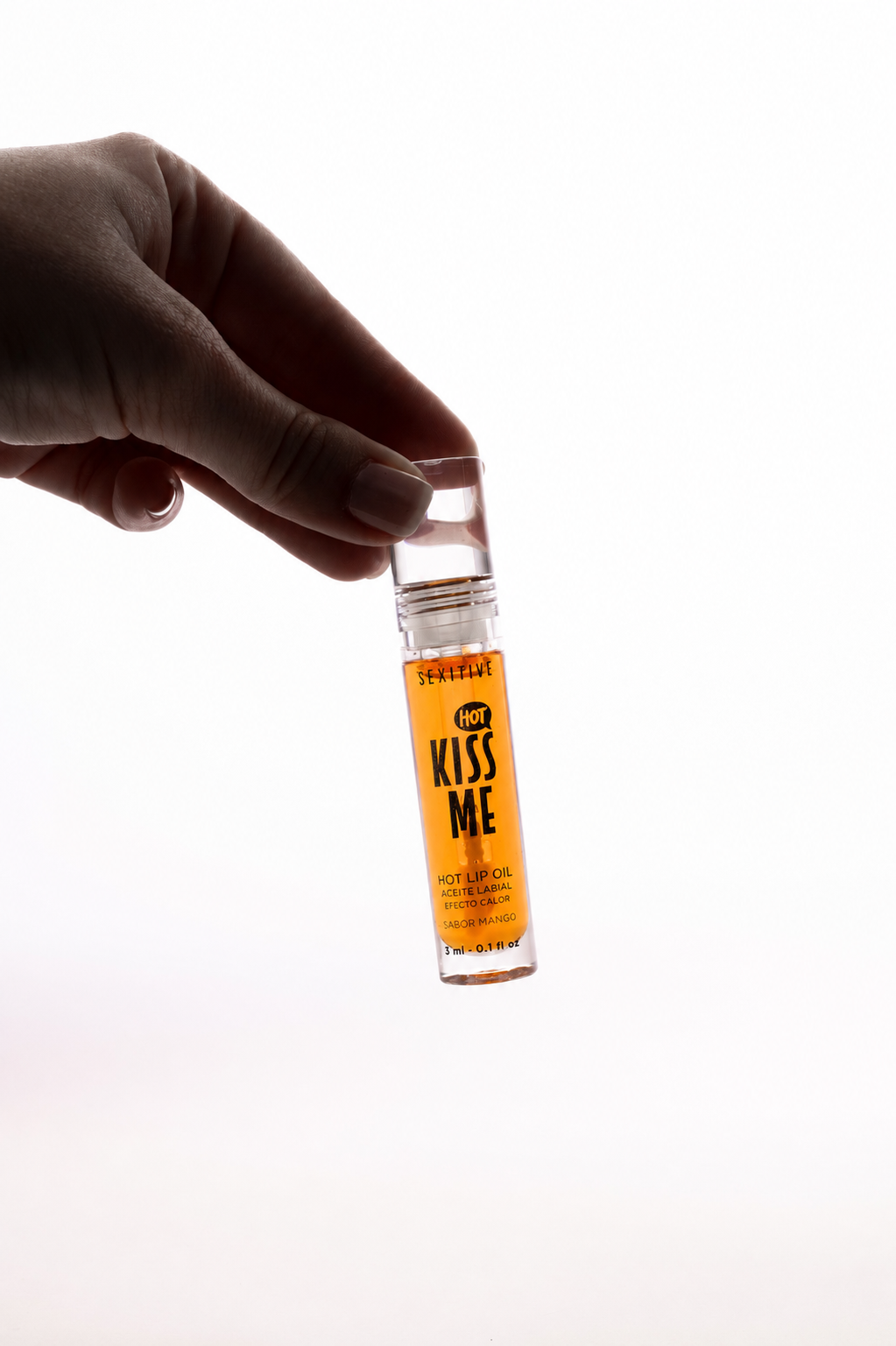 SEXITIVE | KISS ME – Sildoša lūpu eļļa ar karstuma efektu – Mango garša – 3 ml