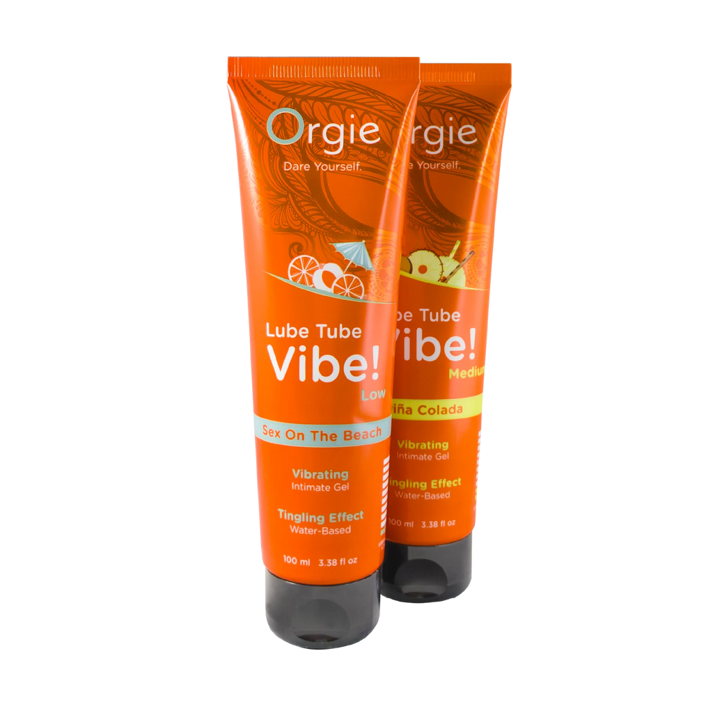 Orgie LUBE TUBE VIBE! – Suudeldavad veepõhised vibreeriva efektiga intiimgeelid