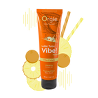 ORGIE | Lube Tube Vibe! Piña Colada – Kissable Vibrating Gel – Level 2