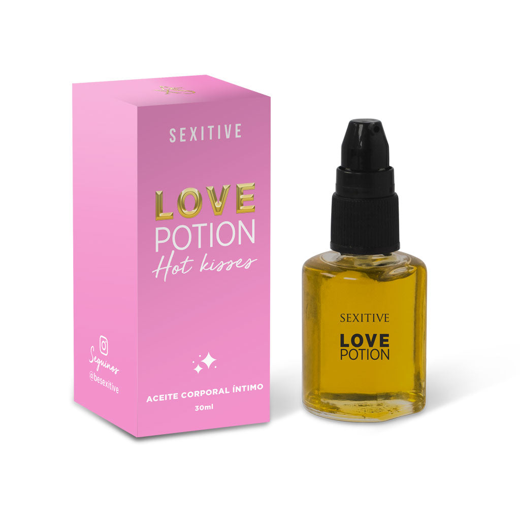 SEXITIVE | Love Potion – Edible Warming Oil – 4 Flavors – 30 ml