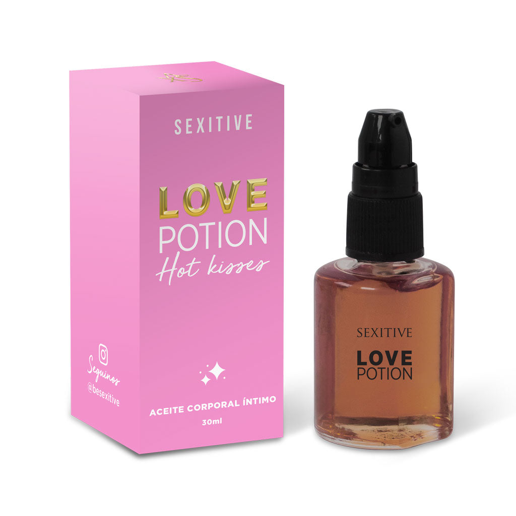 SEXITIVE | Love Potion – Edible Warming Oil – 4 Flavors – 30 ml