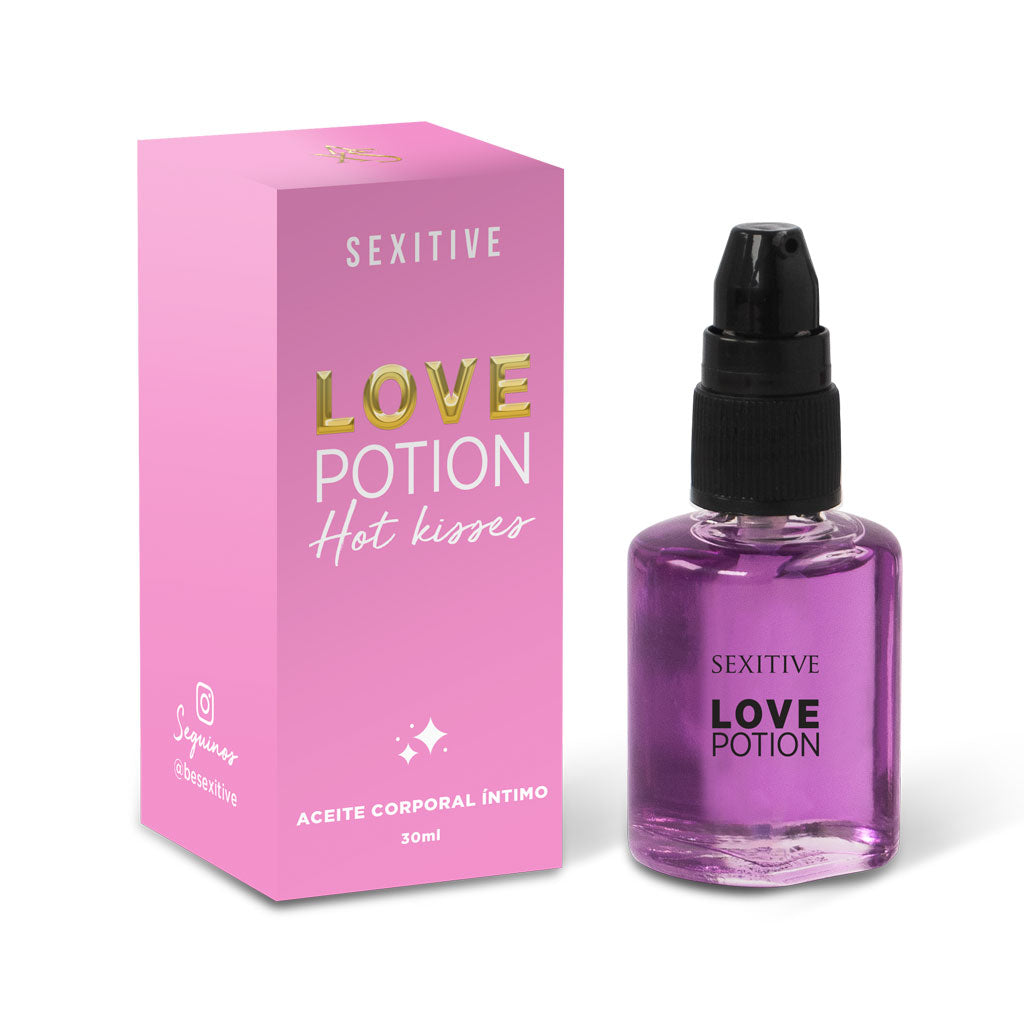 SEXITIVE | Love Potion – Edible Warming Oil – 4 Flavors – 30 ml