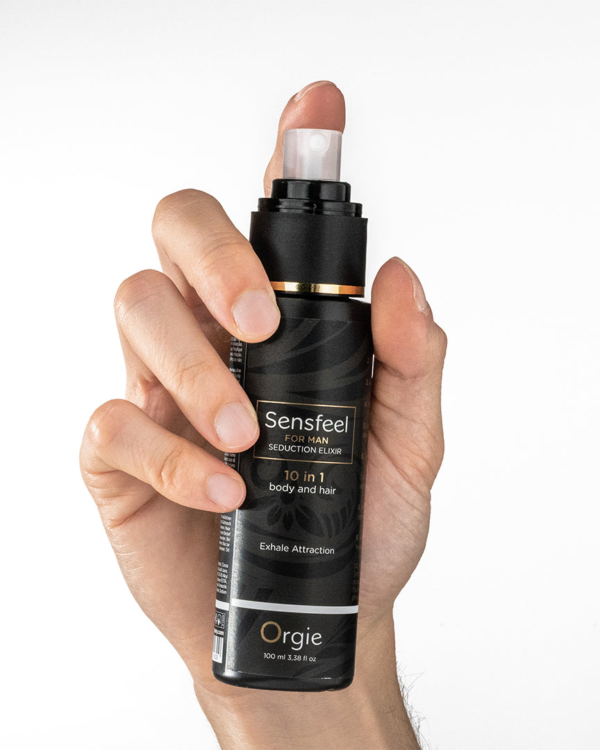 ORGIE | Sensfeel Elixir for Him – 10-in-1 Pheromone Body & Hair Elixir – 100 ml