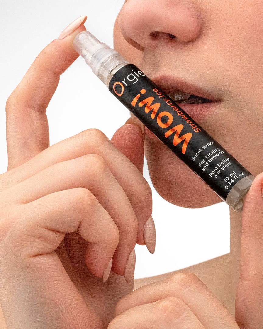 ORGIE | WOW! Bucal Spray - Strawberry Ice – Sweet & Icy Oral Spray – 10 ml