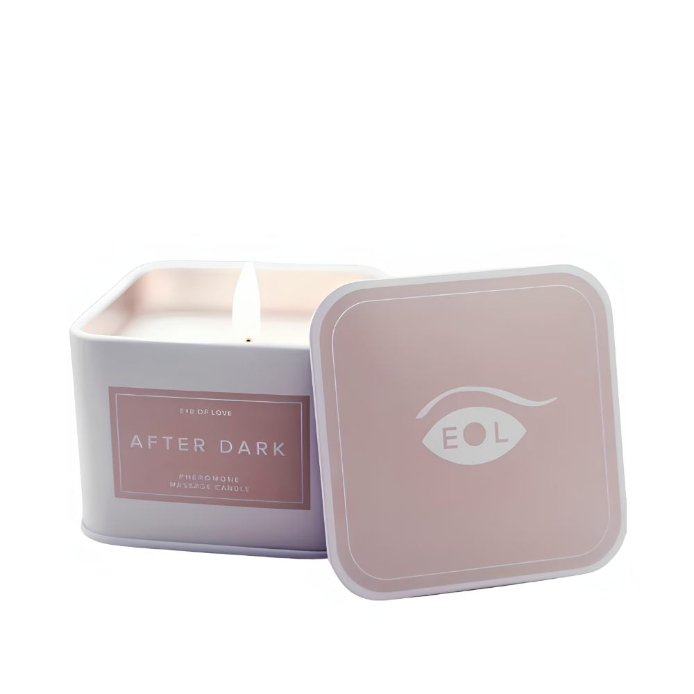 EYE OF LOVE | Pheromone 3-in-1 Massage Candle for Women – After Dark – 150 ml
