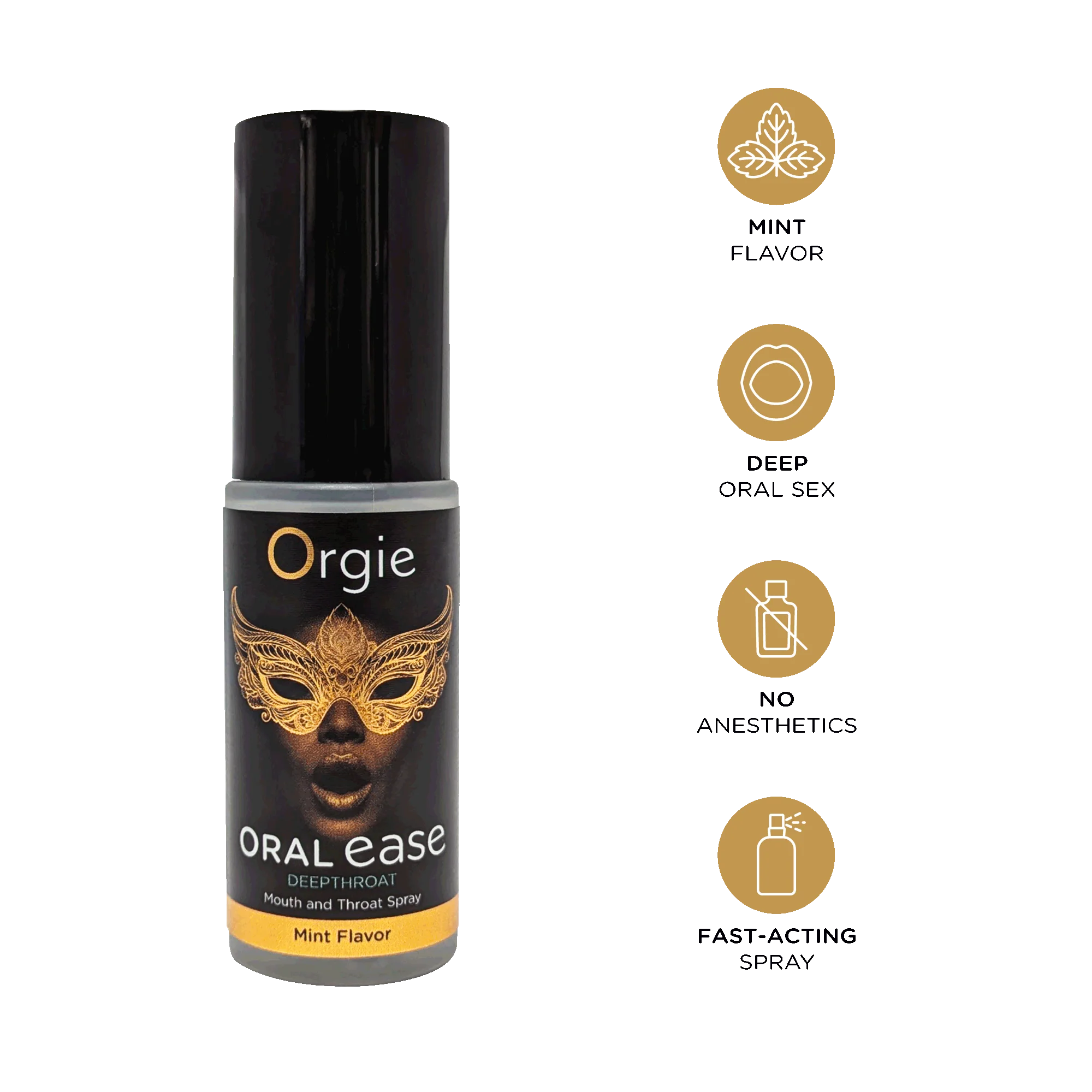 ORGIE | Oral Ease Deepthroat – Mint Mouth & Throat Spray