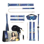 OUCH! | Florence Collection – 8-Piece BDSM Kit with Handbag – Blue