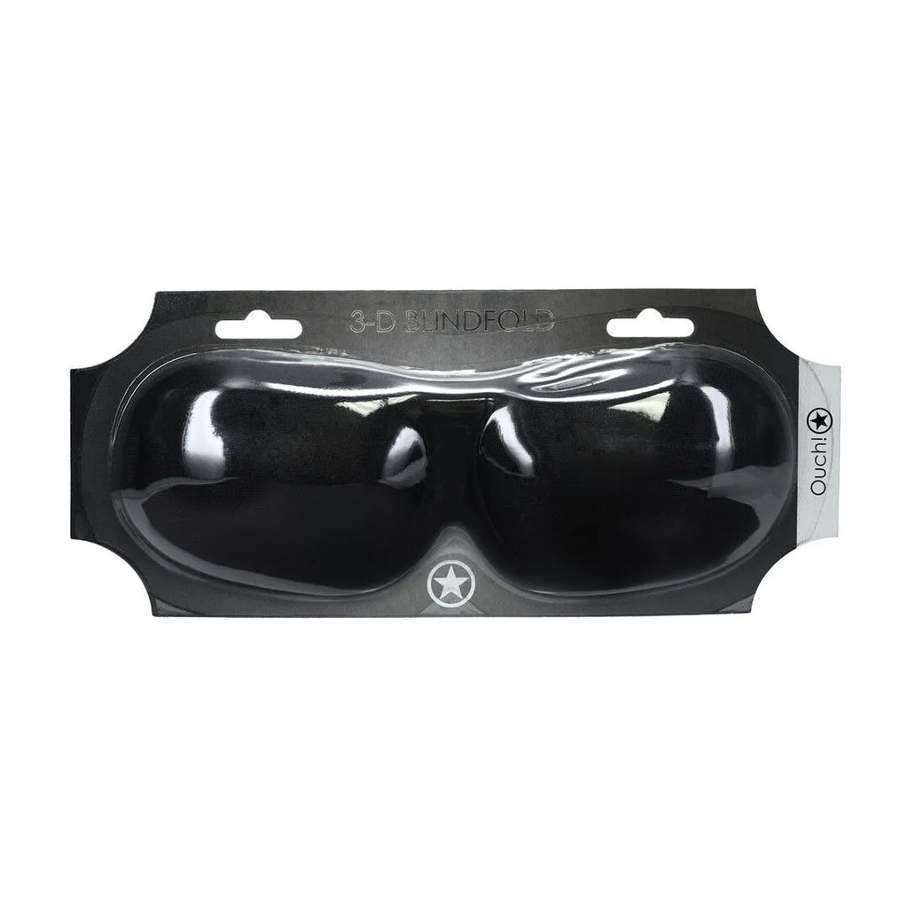 OUCH! | 3D Contoured Blindfold Mask – Pressure-Free Sensory Play – Black / Red / Navy / Pink