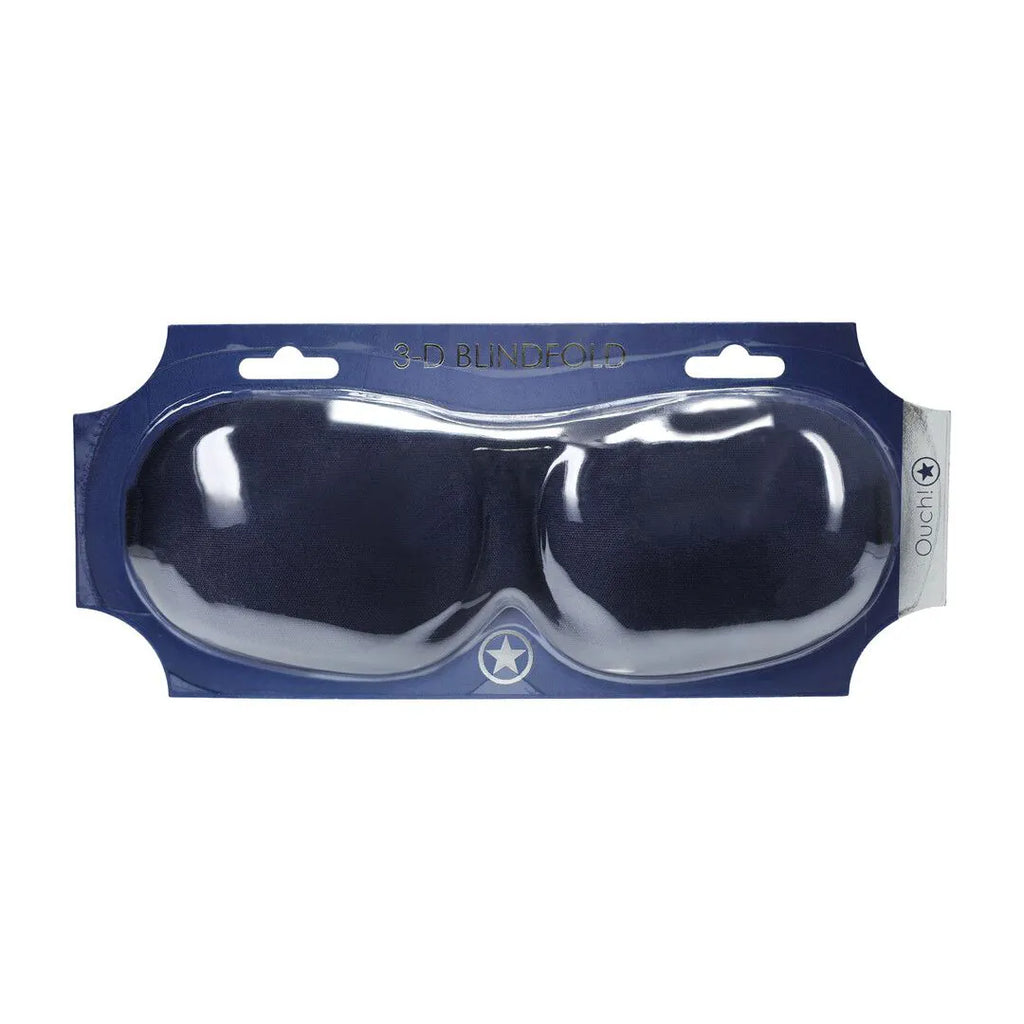 OUCH! | 3D Contoured Blindfold Mask – Pressure-Free Sensory Play – Black / Red / Navy / Pink