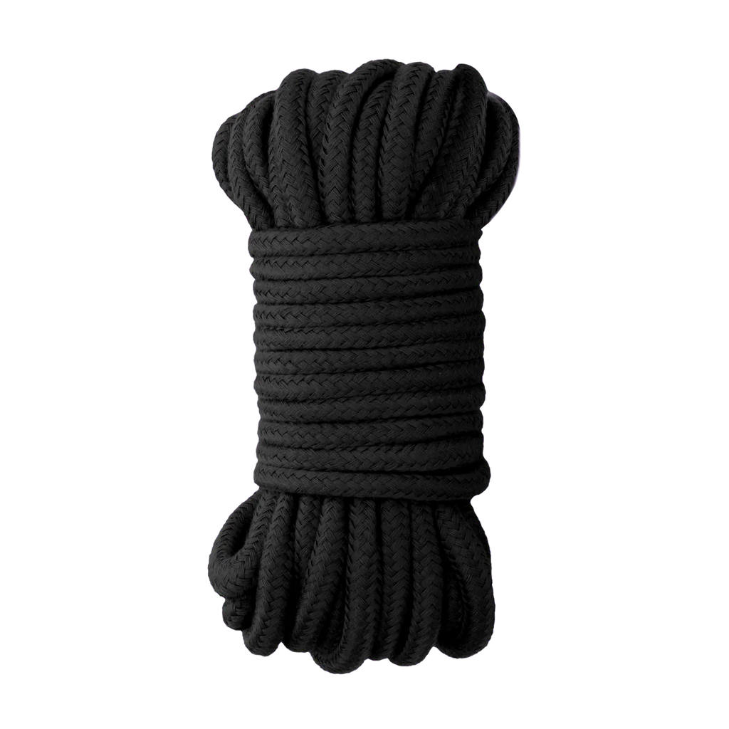 OUCH! | Japanese Bondage Rope – Silky Shibari Rope – 10 m / 32.8 ft – Black / Red / Purple