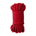OUCH! | Japanese Bondage Rope – Silky Shibari Rope – 10 m / 32.8 ft – Black / Red / Purple