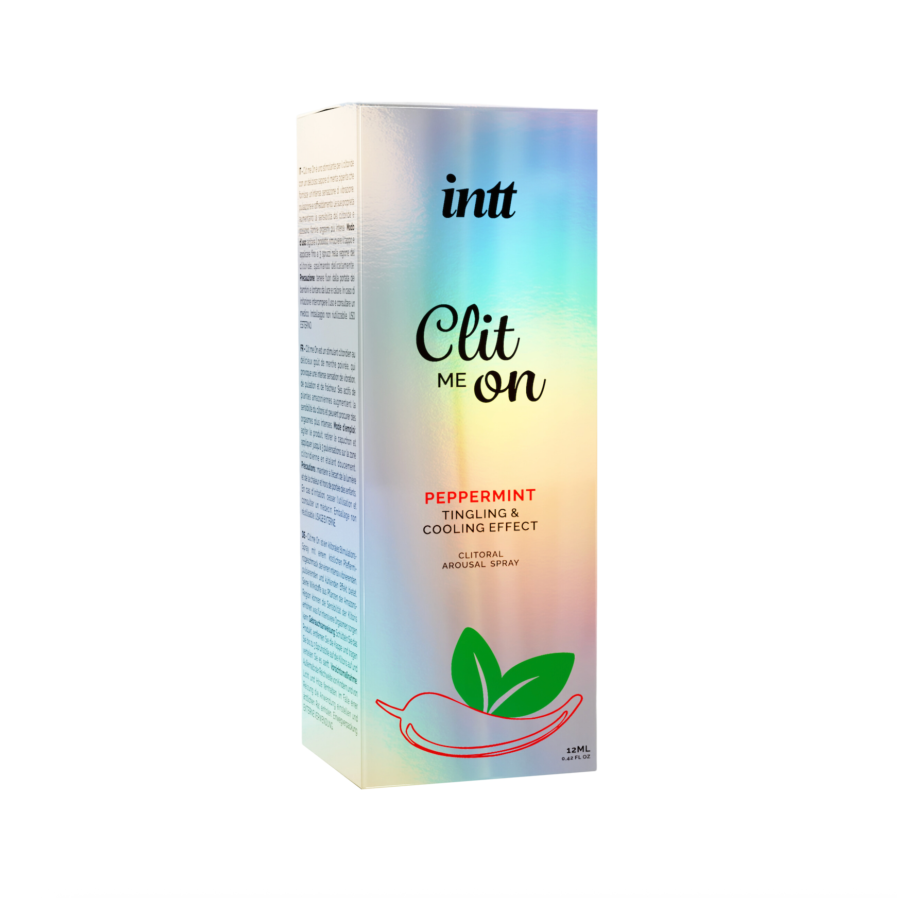 INTT | Clit Me On klitoriksen kiihotussuihke – 12 ml (Piparminttu / Punaiset marjat)