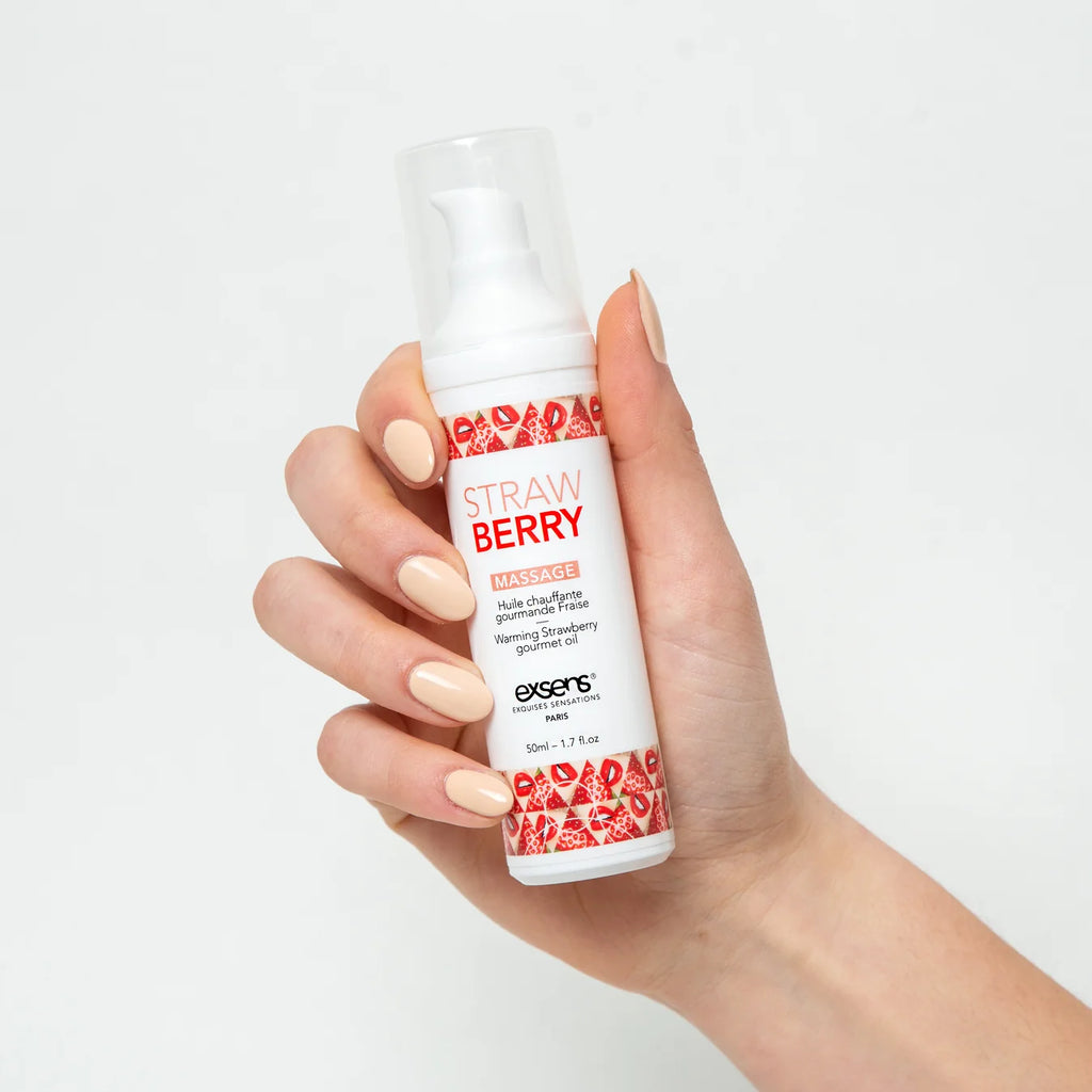 EXSENS | Warming Gourmet Massage Oil – Edible, Kiss-Activated, 6 Flavours – 50 ml