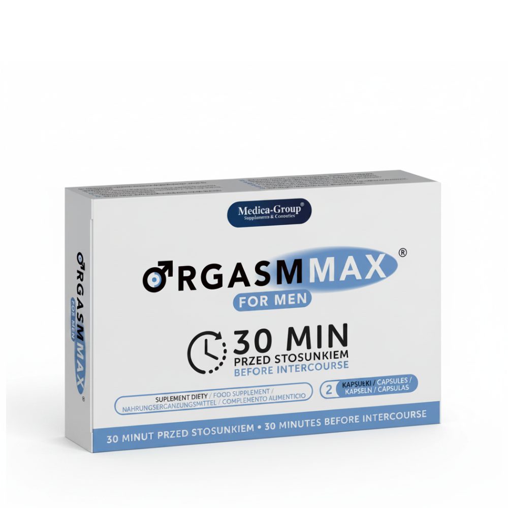 MEDICA GROUP | OrgasmMax meestele – looduslikud elujõukapslid – 2 kapslit