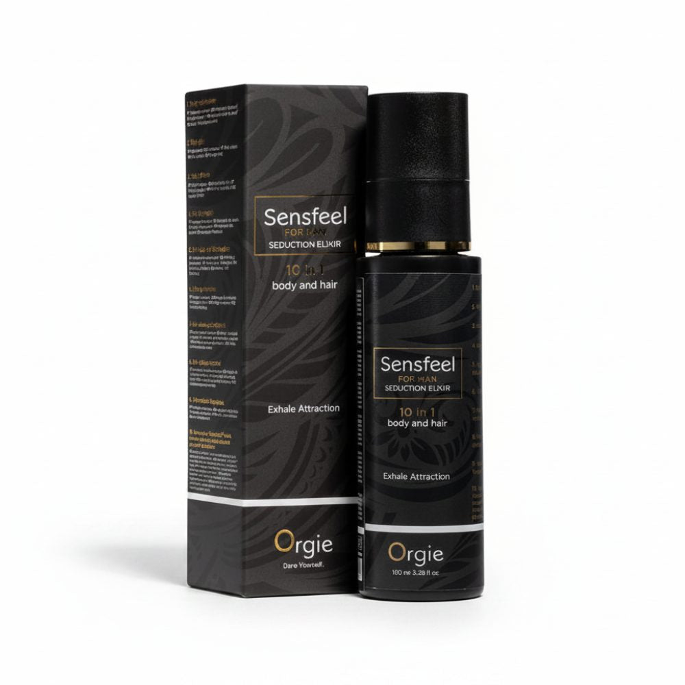 ORGIE | Sensfeel Elixir for Him – 10-in-1 Pheromone Body & Hair Elixir – 100 ml