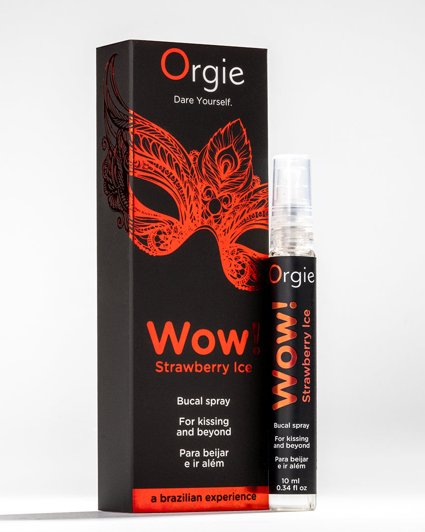 ORGIE | WOW! Bucal Spray - Strawberry Ice – Sweet & Icy Oral Spray – 10 ml