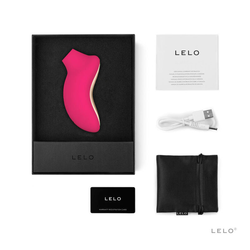 LELO | SONA™ 2 Clitoral Stimulator – Lilac, Fuchsia & Black