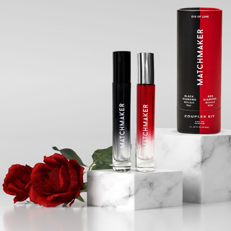 Eye of Love Matchmaker feromonisetti – miehelle & naiselle – 2 x 10 ml