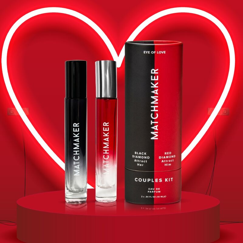 Eye of Love Matchmaker feromonisetti – miehelle & naiselle – 2 x 10 ml