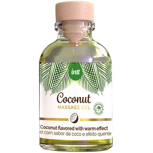 INTT | Coconut Kissable Massage Gel – Vegan Warming – 30 ml