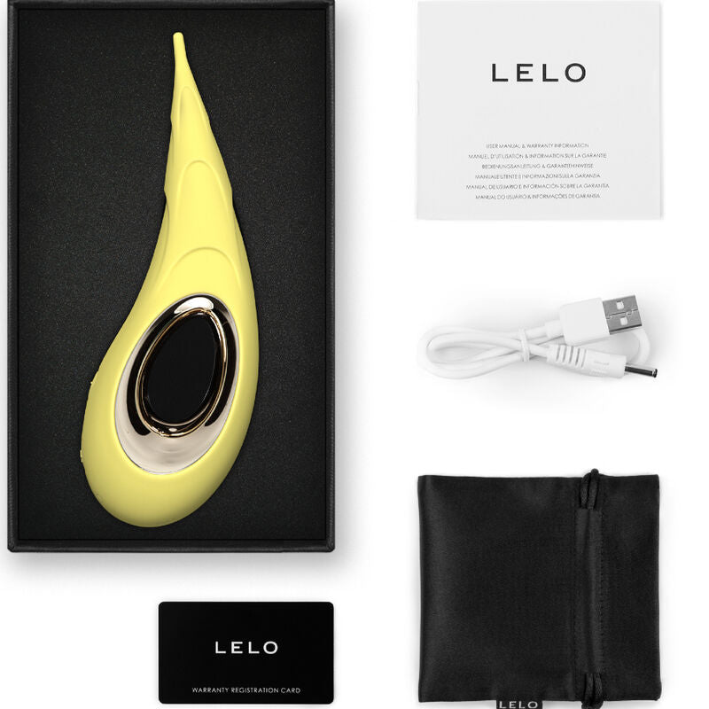 LELO | DOT™ Cruise Clitoral Stimulator – Yellow, Ocher Orange & Pistachio Green