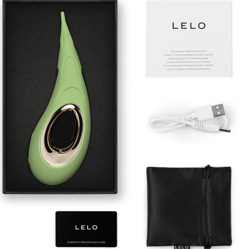 LELO – DOT™ Cruise Klitora Masieris – Dzeltens, Okeroranžs un Pistācijas Zaļš