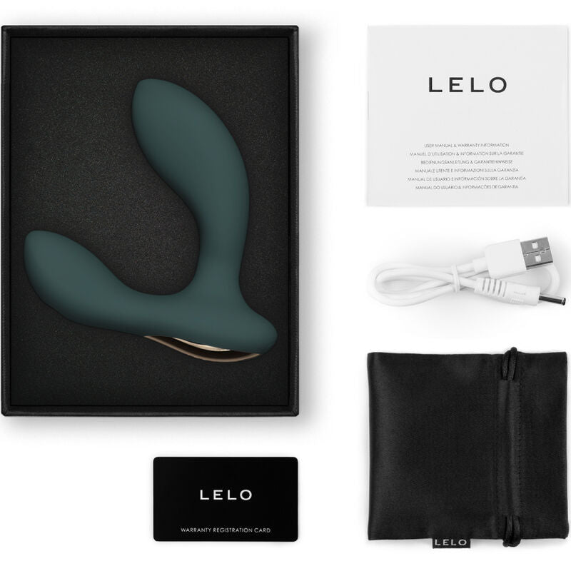 LELO – HUGO™ 2 Eesnäärme Stimulaator – Must ja Roheline