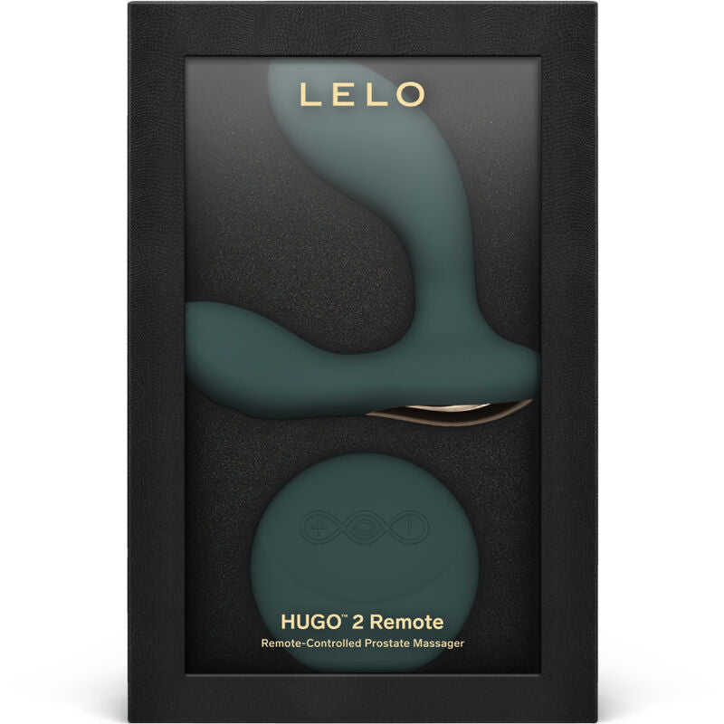 LELO – HUGO™ 2 Kaugjuhitav Eesnäärme Stimulaator – Roheline ja Must