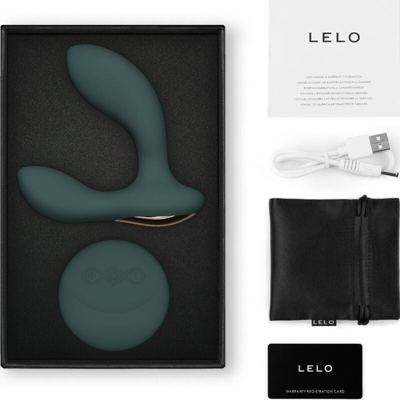 LELO – HUGO™ 2 Kaugjuhitav Eesnäärme Stimulaator – Roheline ja Must