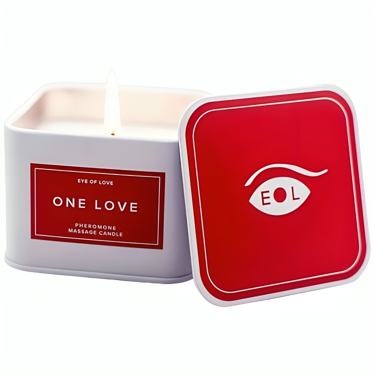 EYE OF LOVE | Pheromone 3-in-1 Massage Candle for Women – One Love – 150 ml