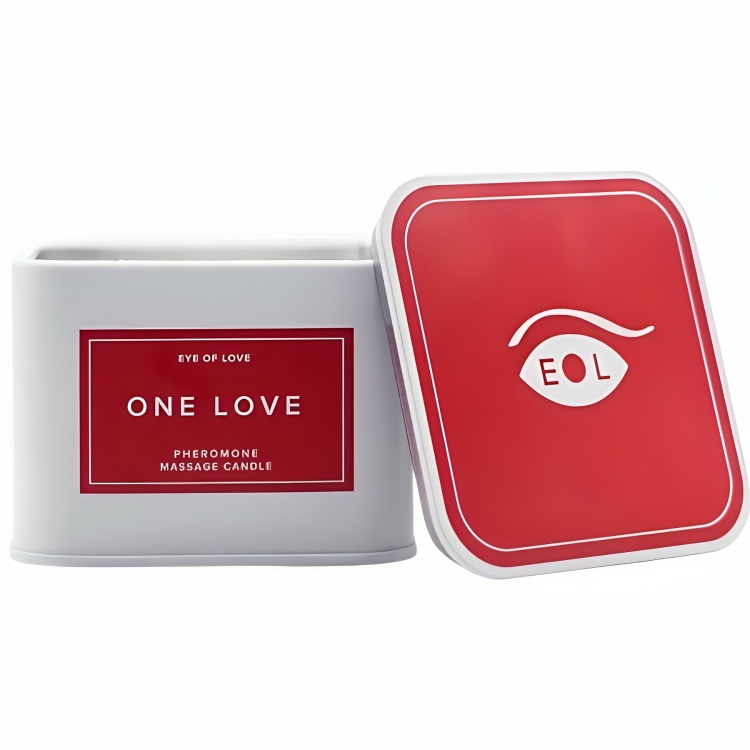 EYE OF LOVE | Pheromone 3-in-1 Massage Candle for Women – One Love – 150 ml