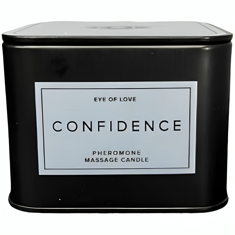 EYE OF LOVE | Pheromone 3-in-1 Massage Candle for Men – Confidence – 150 ml